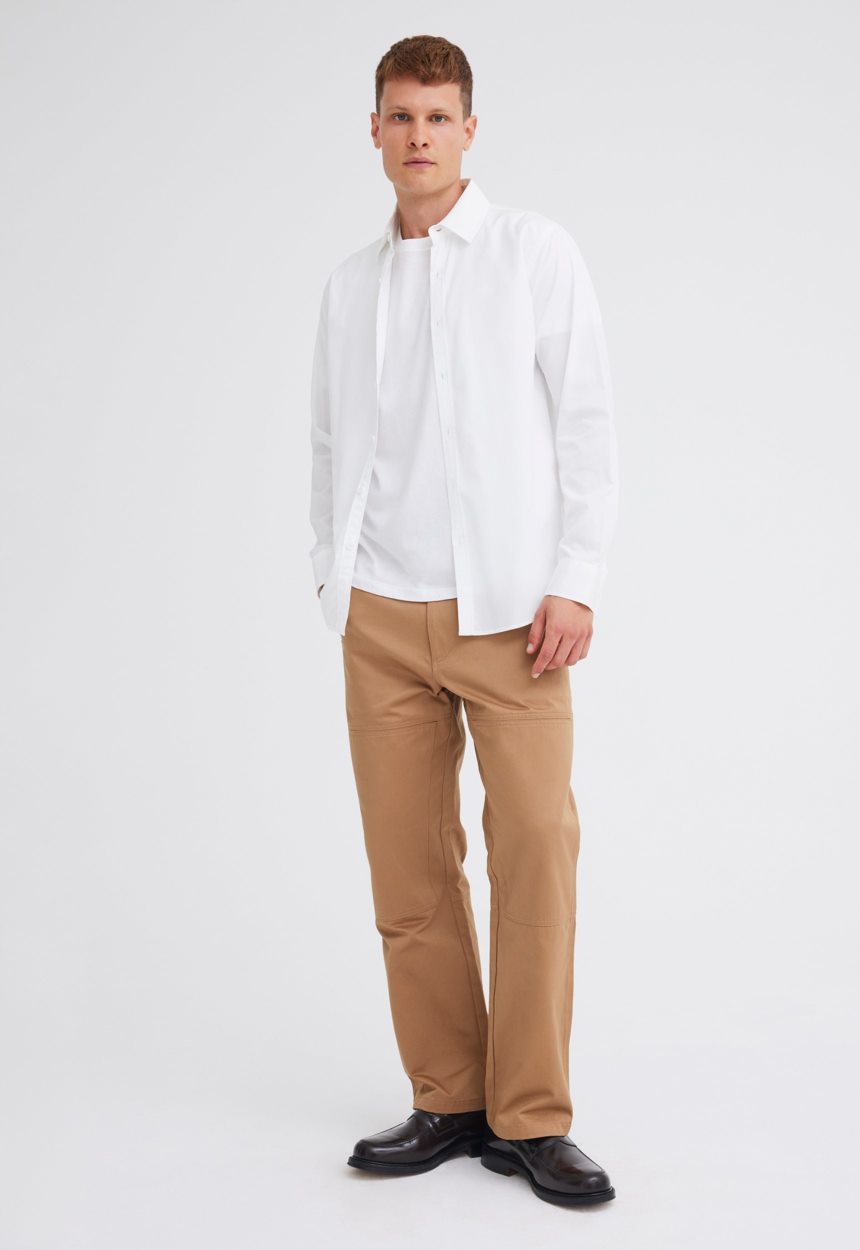 Jac + Jack White Cotton Shirt - White